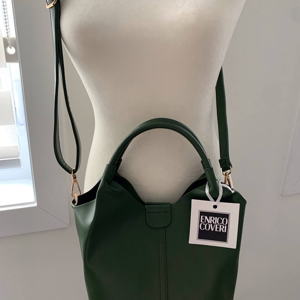 Green Two-way Italian Bag